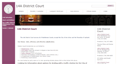 Desktop Screenshot of 14adistrictcourt.org