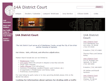 Tablet Screenshot of 14adistrictcourt.org